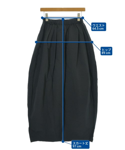 anuke（アンヌーク）ひざ丈スカート 黒 サイズ:38(M位) レディース/2200674539426