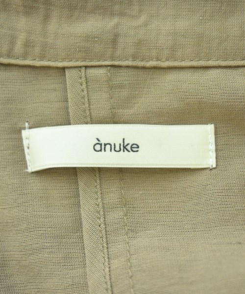 anuke（アンヌーク）カジュアルジャケット ベージュ サイズ:F レディース/2200676120097