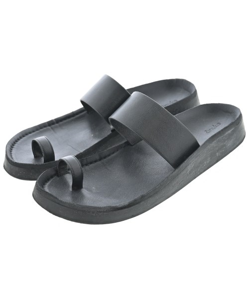 anuke(アンヌーク)サンダル 黒 サイズ:EU37(23.5cm位)/2200676120691