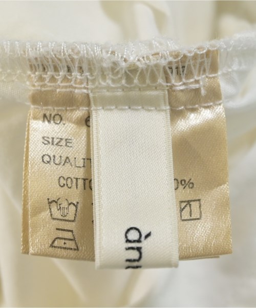 anuke（アンヌーク）オールインワン/サロペット 白 サイズ:38(M位) レディース/2200671010072