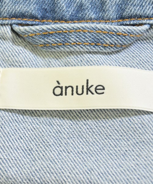anuke（アンヌーク）デニムジャケット 青 サイズ:36(S位) レディース/2200690065022