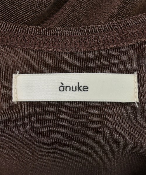 anuke（アンヌーク）ワンピース 茶 サイズ:38(M位) レディース/2200652893243