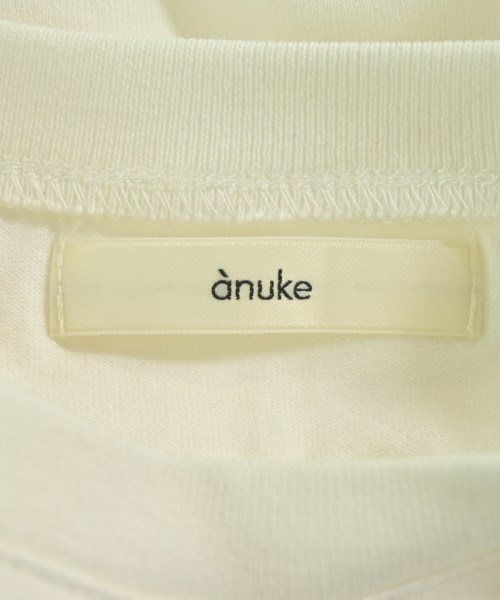 anuke（アンヌーク）Tシャツ・カットソー 白 サイズ:F レディース/2200645720037