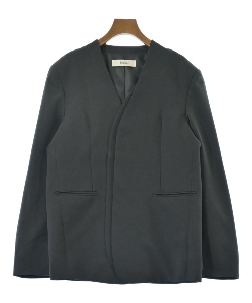 anuke(アンヌーク)ノーカラージャケット グレー サイズ:38(M位)/2200647229026