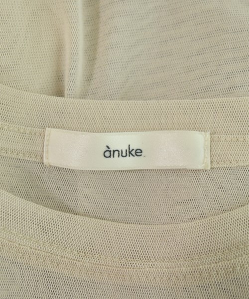 anuke（アンヌーク）Tシャツ・カットソー ベージュ サイズ:F レディース/2200726898013