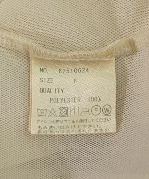 anuke（アンヌーク）Tシャツ・カットソー ベージュ サイズ:F レディース/2200726898013