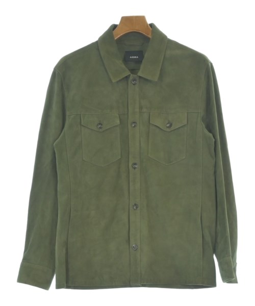 ARMA(アルマ)カジュアルシャツ カーキ サイズ:46(M位)/2200645859034