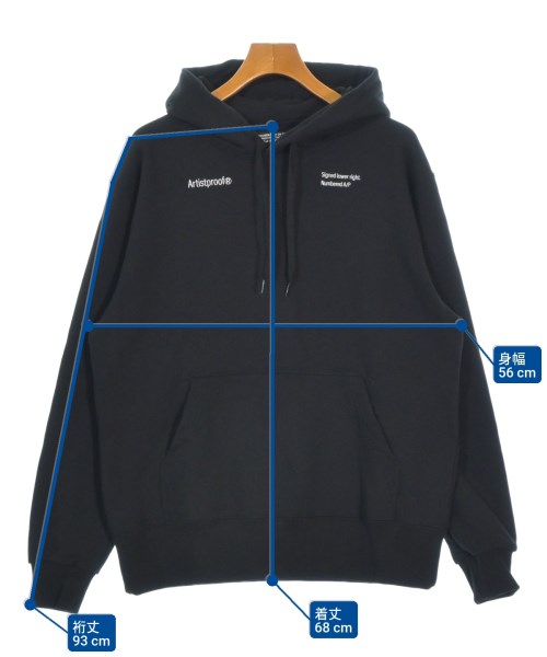 ARTIST PROOF（アーティトプルーフ）パーカー 黒 サイズ:M メンズ/2200667296077