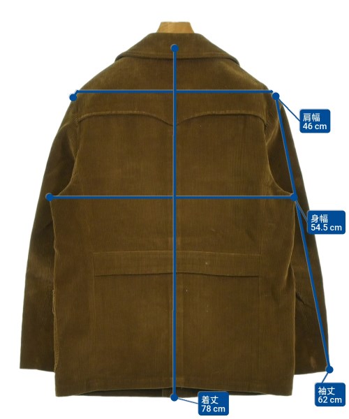 Derby of San Francisco（ダービーオブサンフランシスコ）カジュアルジャケット 茶 サイズ:42(XS位) メンズ/2200632240012