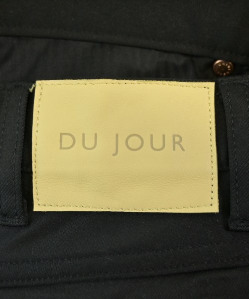 DU JOUR（デュジュール）スラックス 黒 サイズ:38(M位) レディース/2200609500064