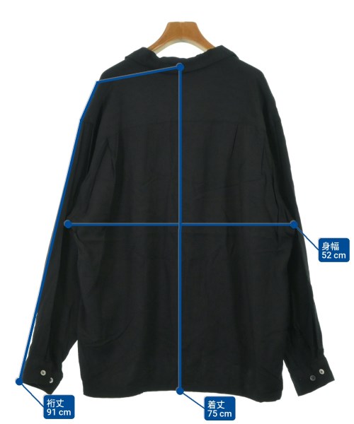 FRONT 11201（フロント11201）カジュアルシャツ 黒 サイズ:XL メンズ/2200639434100