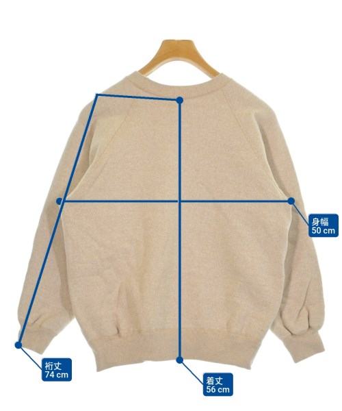 FRONT 11201（フロント11201）スウェット ベージュ サイズ:S メンズ/2200653323077