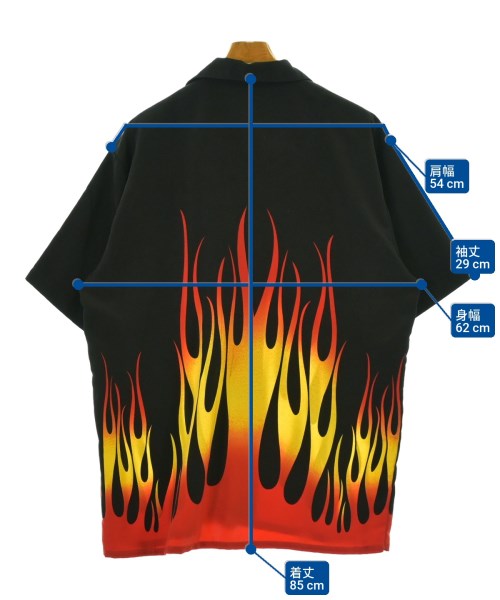 FRONT 11201（フロント11201）カジュアルシャツ 黒 サイズ:L メンズ/2200657357047