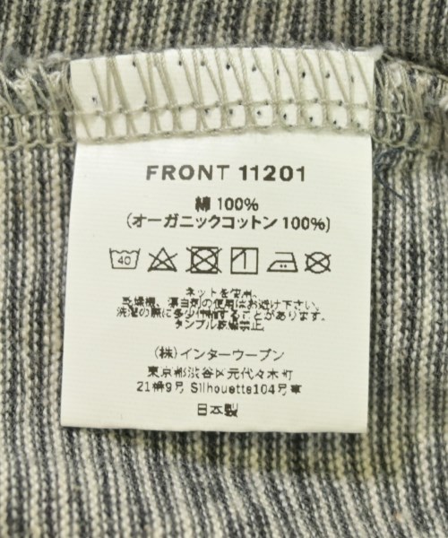 FRONT 11201（フロント11201）Tシャツ・カットソー 白 サイズ:L メンズ/2200725422059