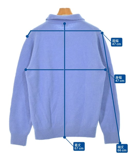 GALLIA（ガリア）ニット・セーター 青 サイズ:50(XL位) メンズ/2200662486121