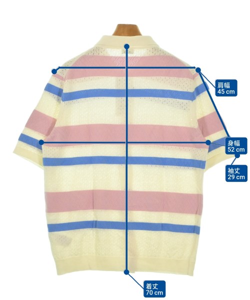 GALLIA（ガリア）ニット・セーター 白 サイズ:52(XXL位) メンズ/2200663077304