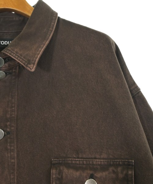 INTODUSK（イントゥーダスク）カバーオール 茶 サイズ:M メンズ/2200655767213