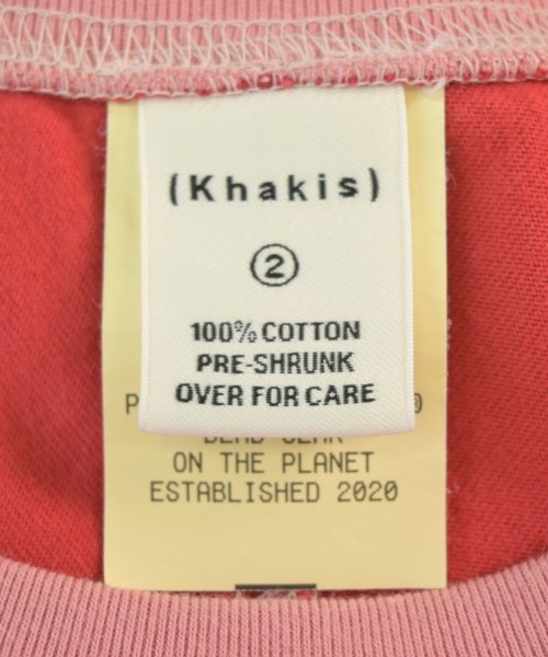 Khakis（カーキス）Tシャツ・カットソー 赤 サイズ:2(M位) メンズ/2200691960043