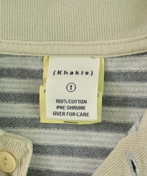 Khakis（カーキス）ポロシャツ グレー サイズ:1(S位) メンズ/2200734276018