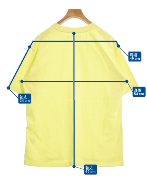 NJ/CLUB（エヌジェークラブ）Tシャツ・カットソー 黄 サイズ:L メンズ/2200625397037