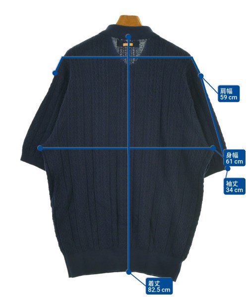 NJ/CLUB（エヌジェークラブ）ニット・セーター 紺 サイズ:L メンズ/2200665150074