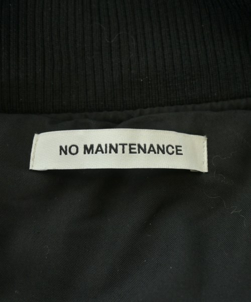NO MAINTENANCE（ノーメンテナンス）ブルゾン 黒 サイズ:M メンズ/2200612454019