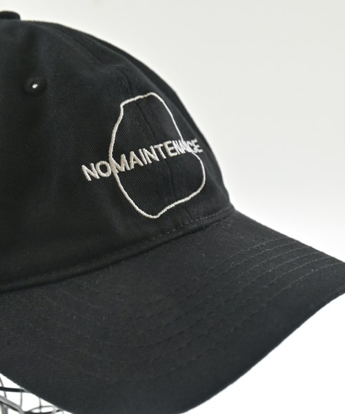 NO MAINTENANCE（ノーメンテナンス）キャップ 黒 サイズ:OS メンズ/2200678224021