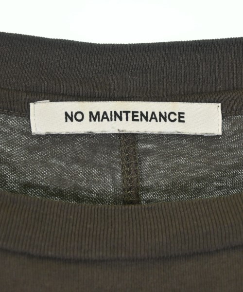 NO MAINTENANCE（ノーメンテナンス）Tシャツ・カットソー 茶 サイズ:S メンズ/2200685883037