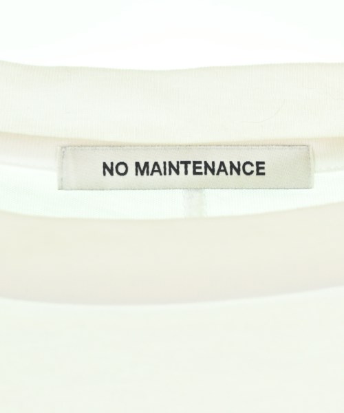 NO MAINTENANCE（ノーメンテナンス）Tシャツ・カットソー 白 サイズ:S メンズ/2200685883068