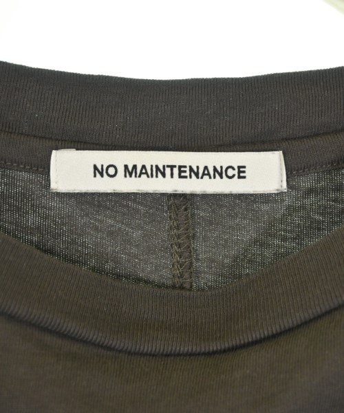 NO MAINTENANCE（ノーメンテナンス）Tシャツ・カットソー 茶 サイズ:S メンズ/2200685883082