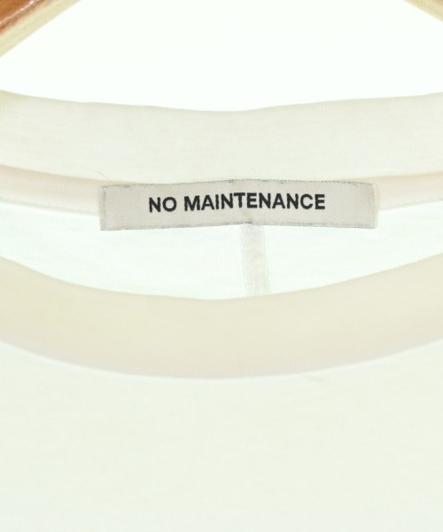 NO MAINTENANCE（ノーメンテナンス）Tシャツ・カットソー 白 サイズ:S メンズ/2200685883143