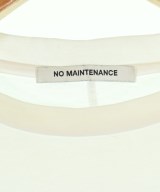 NO MAINTENANCE（ノーメンテナンス）Tシャツ・カットソー 白 サイズ:S メンズ/2200685883143