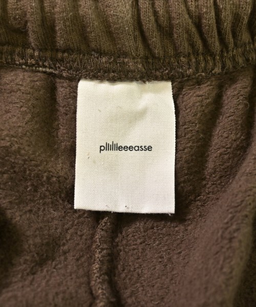 plllllleeeasse（プリーズ）スウェットパンツ 茶 サイズ:L メンズ/2200723353010