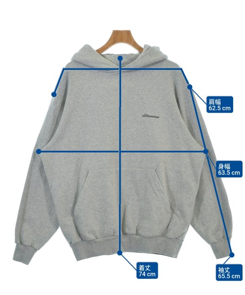 plllllleeeasse（プリーズ）パーカー グレー サイズ:XL メンズ/2200690826043