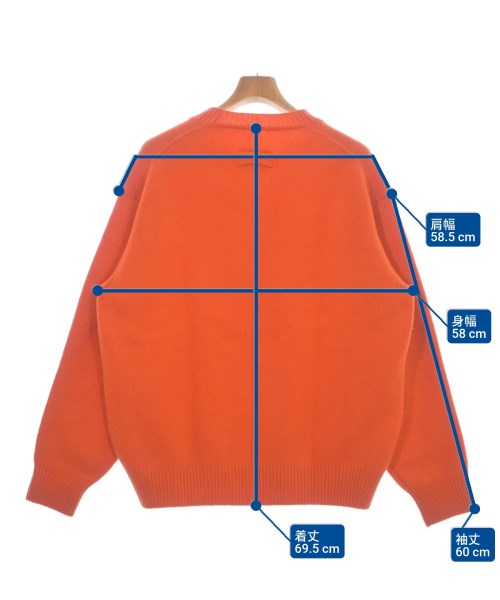 ssstein（シュタイン）ニット・セーター オレンジ サイズ:M メンズ/2200673311023