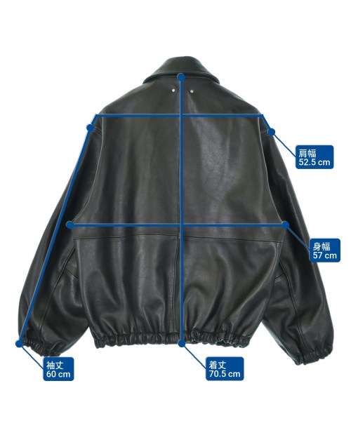 ssstein（シュタイン）ブルゾン 黒 サイズ:S メンズ/2200679322016