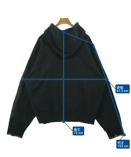 ssstein（シュタイン）パーカー 黒 サイズ:M メンズ/2200657026073