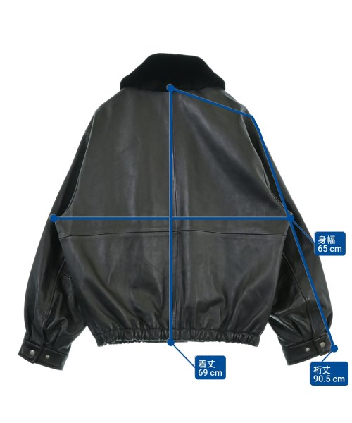 ssstein（シュタイン）ブルゾン 黒 サイズ:M メンズ/2200658168024