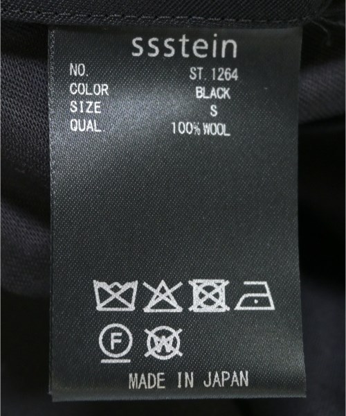 ssstein（シュタイン）その他 黒 サイズ:S メンズ/2200705230025