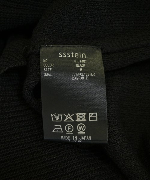 ssstein（シュタイン）ニット・セーター 黒 サイズ:M メンズ/2200705421010
