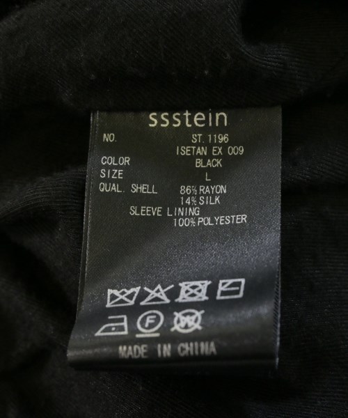 ssstein（シュタイン）その他 黒 サイズ:L メンズ/2200686090014