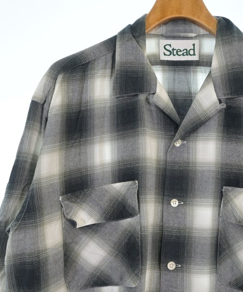 Stead（ステッド）カジュアルシャツ 黒 サイズ:L メンズ/2200691482040