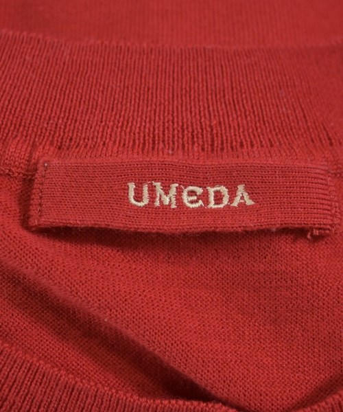 UMEDA（ウメダ）ニット・セーター 赤 サイズ:L メンズ/2200654143063