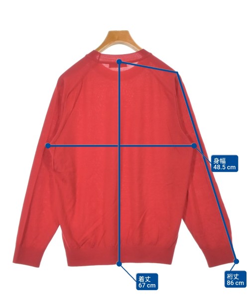 UMEDA（ウメダ）ニット・セーター 赤 サイズ:L メンズ/2200654143063