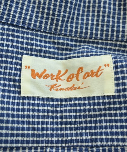 Work of Art Kendai（ワークオブアートケンダイ）カジュアルシャツ 紺 サイズ:M メンズ/2200608949017