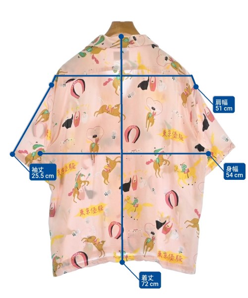 Eanbe（イアンべ）カジュアルシャツ ピンク サイズ:M メンズ/2200675068185