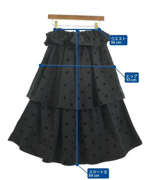 AMOMMA（アモマ）ロング・マキシ丈スカート 黒 サイズ:F レディース/2200637020077