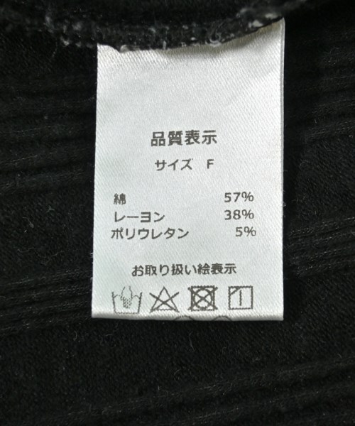 ALLISON BROWN（アリソンブラウン）Tシャツ・カットソー 黒 サイズ:F レディース/2200706631067