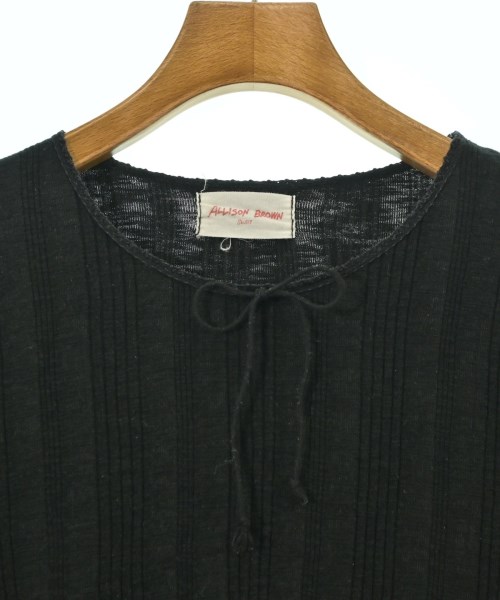 ALLISON BROWN（アリソンブラウン）Tシャツ・カットソー 黒 サイズ:F レディース/2200706631067