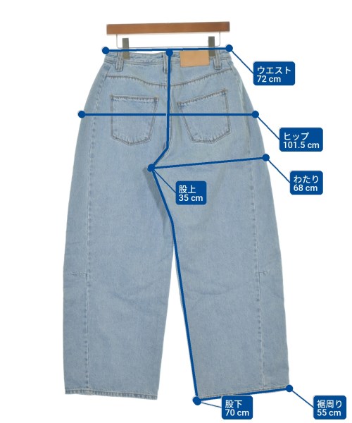 ORR（オル）デニムパンツ 青 サイズ:XS レディース/2200736432061